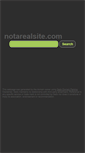 Mobile Screenshot of notarealsite.com